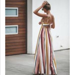 Bici simple strokes button down dress